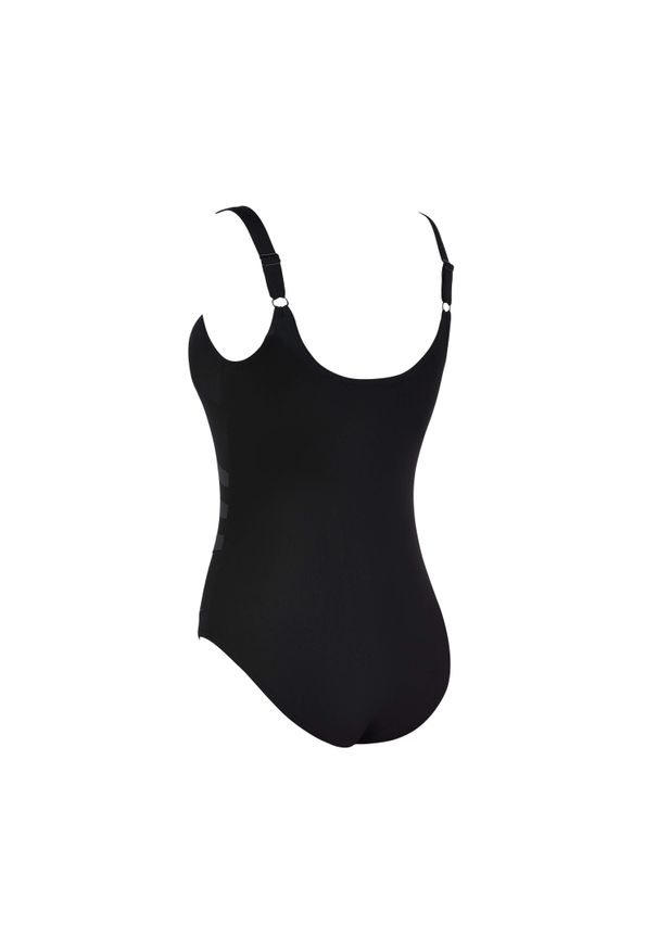 ZOGGS - Jednoczęściowy strój kąpielowy z regulacją dla kobiet Zoggs Sandon Scoopback E+. Kolor: czarny