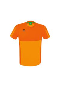 ERIMA - Jersey Erima Six Wings. Kolor: żółty, pomarańczowy, wielokolorowy. Materiał: jersey. Sport: piłka nożna #1