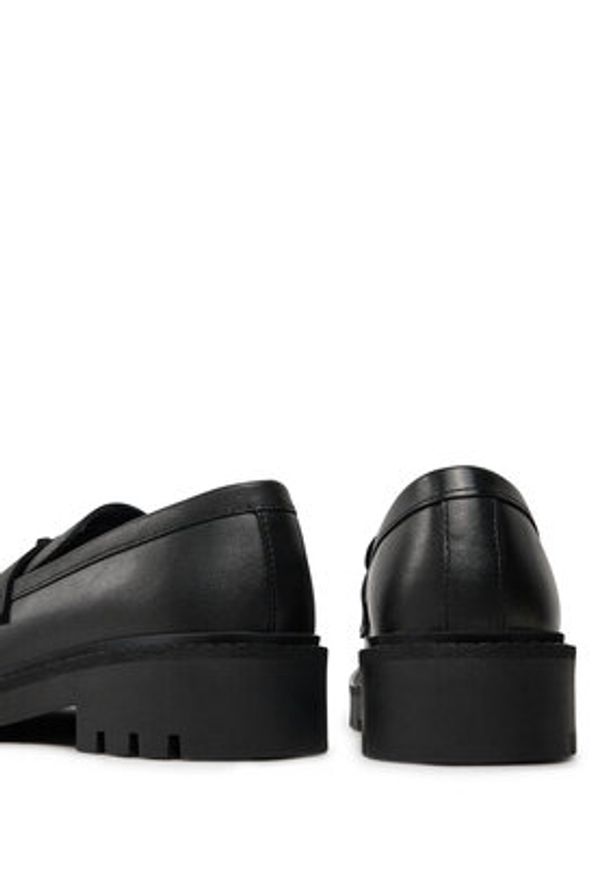 Calvin Klein Jeans Lordsy Flatform Loafer Hw Mg Lth YW0YW01682 Czarny. Kolor: czarny. Materiał: skóra