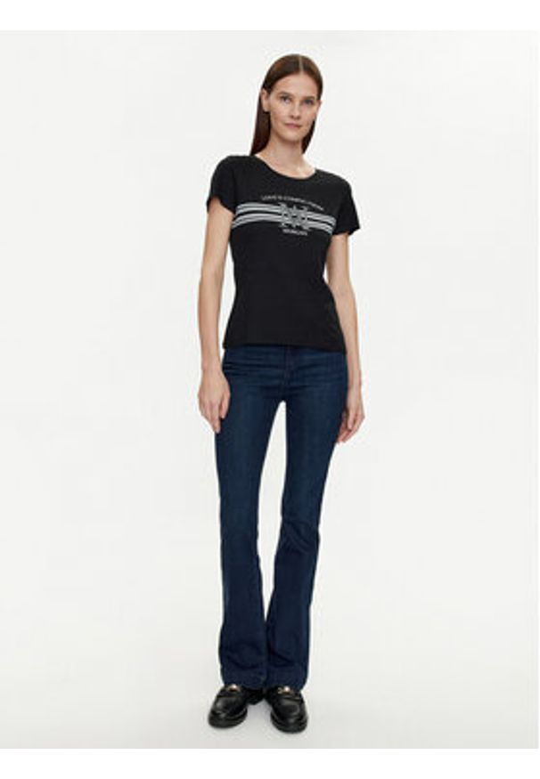 Morgan Jeansy 222-PKELY Granatowy Straight Fit. Kolor: niebieski