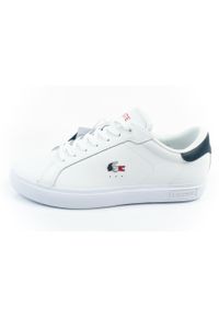 Buty sportowe męskie Lacoste Powercourt 125 1 SMA. Kolor: biały. Materiał: skóra