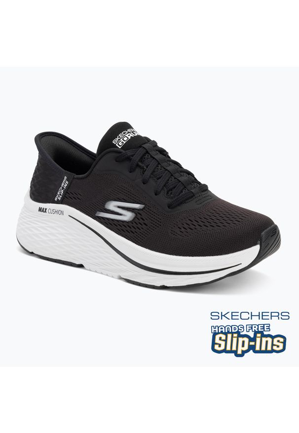 skechers - Buty damskie SKECHERS Max Cushioning Elite 2.0 Vanish. Kolor: czarny, wielokolorowy, biały. Model: Skechers Sport. Sport: turystyka piesza