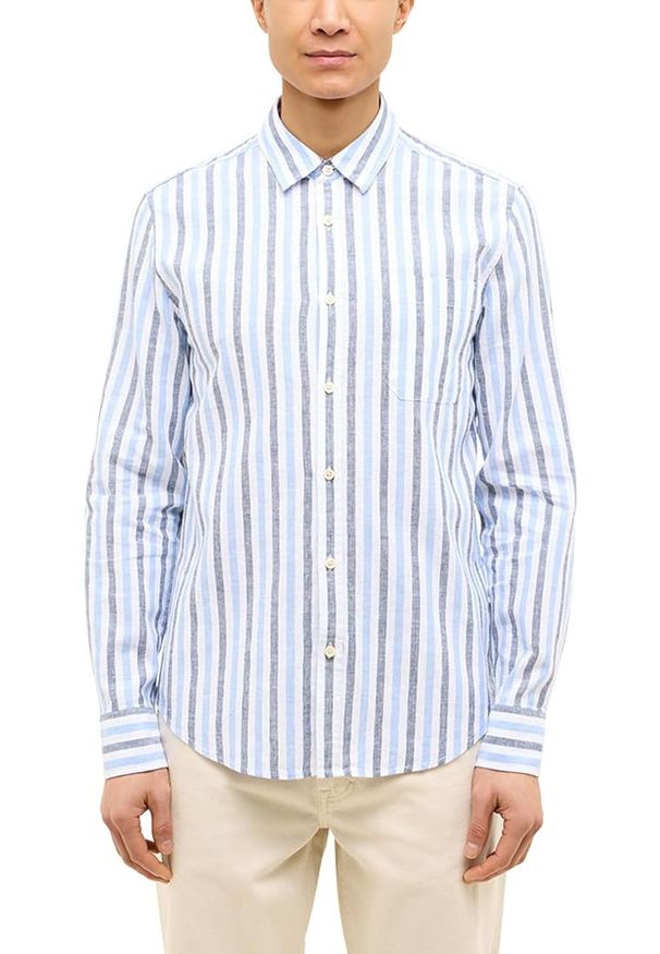 Męska Koszula Mustang Style Rawlins Blue Multi Bold Stripe 1016470 12745