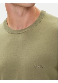 BOSS Sweter Botto-L 50476364 Zielony Regular Fit. Kolor: zielony. Materiał: wełna