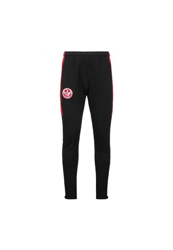 Kappa - Spodnie treningowe Tunisie Abunszip Pro 7 2024. Kolor: czerwony, czarny, wielokolorowy. Sport: piłka nożna
