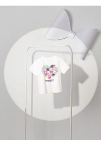 Sinsay - Koszulka Hello Kitty - biały. Kolor: biały. Wzór: motyw z bajki