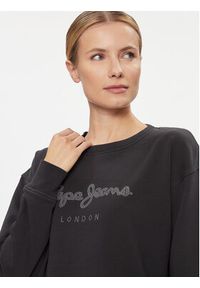 Pepe Jeans Bluza Harley PL581402 Czarny Relaxed Fit. Kolor: czarny. Materiał: bawełna #2