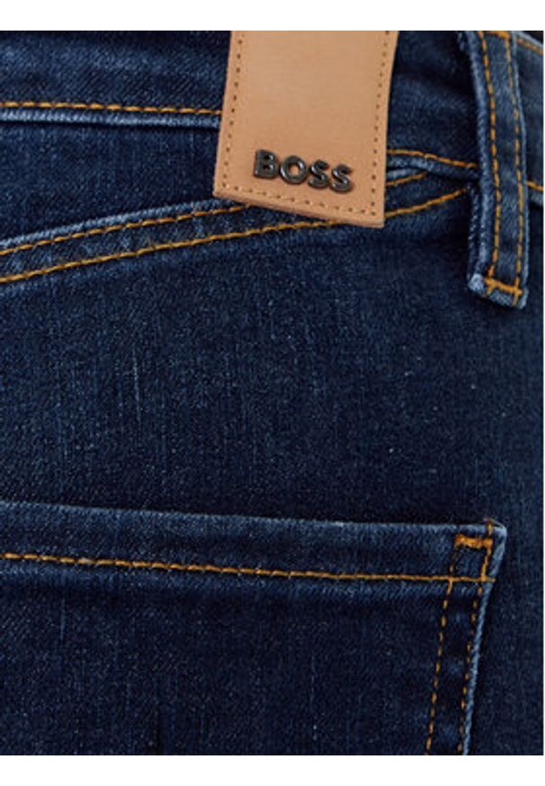 BOSS Jeansy State 2.0 50542555 Granatowy Slim Fit. Kolor: niebieski