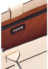 Tous torebka kolor beżowy. Kolor: beżowy. Rodzaj torebki: na ramię #3
