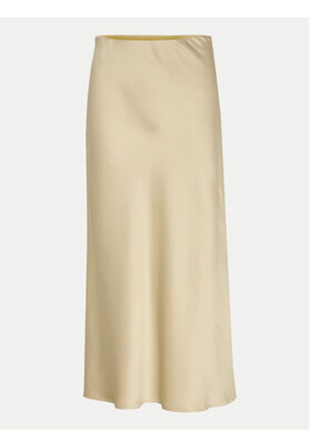 Kaffe Spódnica maxi Lotte 10508853 Beżowy Regular Fit. Kolor: beżowy. Materiał: syntetyk