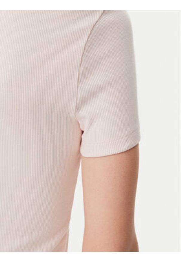 Calvin Klein Jeans T-Shirt J20J225245 Różowy Slim Fit. Kolor: różowy. Materiał: bawełna
