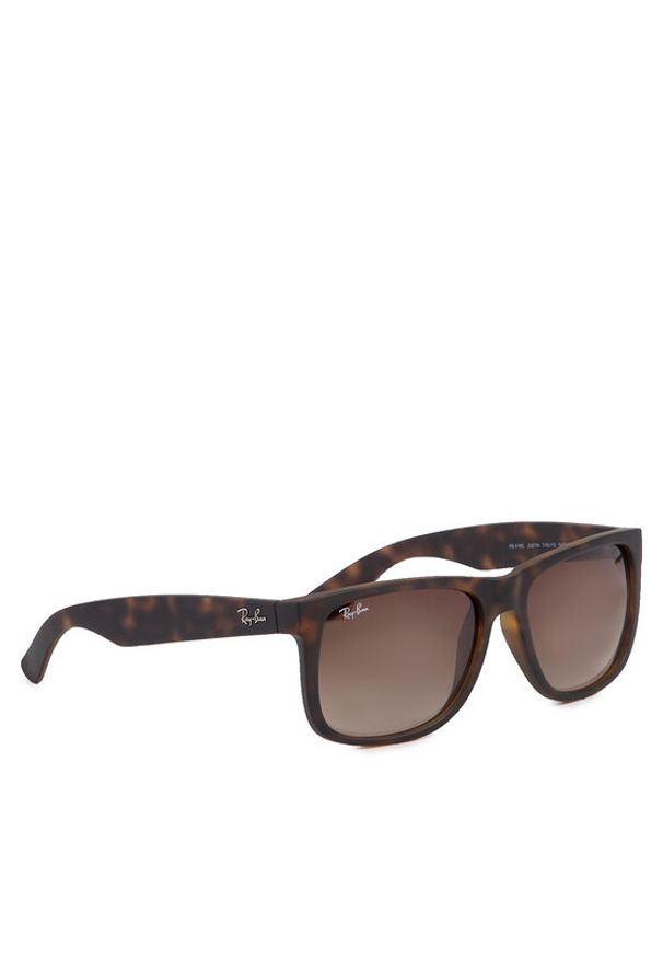 Ray-Ban Okulary przeciwsłoneczne Justin 0RB4165 710/13 Brązowy. Kolor: brązowy. Materiał: syntetyk