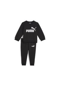 Puma - Zestaw dla małych dzieci Minicats Essentials z bluzą PUMA Black. Kolor: brązowy, zielony, czarny, wielokolorowy. Materiał: guma, prążkowany. Wzór: nadruk