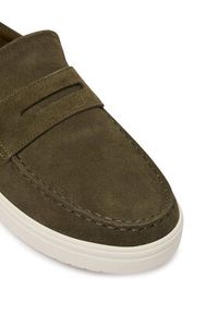 TOMMY HILFIGER - Tommy Hilfiger Półbuty Modern Light Hybrid Suede LoaferFM0FM05786 Zielony. Kolor: zielony. Materiał: zamsz, skóra #2