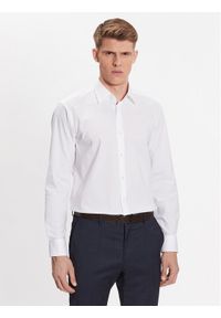 BOSS - Boss Koszula 50473265 Biały Regular Fit. Kolor: biały. Materiał: bawełna