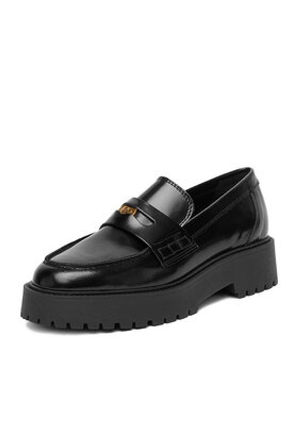 Gino Rossi Loafersy C-CARRIE1 Czarny. Kolor: czarny. Materiał: skóra
