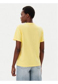 Hugo - HUGO T-Shirt Damacia_4 50539101 Żółty Regular Fit. Kolor: żółty. Materiał: bawełna #4