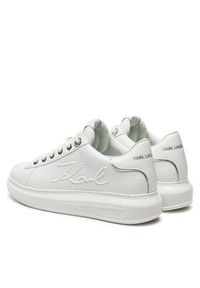 Karl Lagerfeld - KARL LAGERFELD Sneakersy Kapri KL62548F Biały. Kolor: biały. Materiał: skóra #6