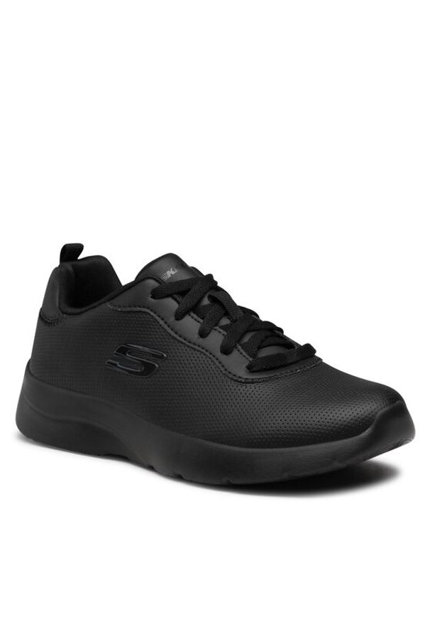 skechers - Skechers Sneakersy Dynamight 2.0 88888368 BBK Czarny. Kolor: czarny. Materiał: skóra