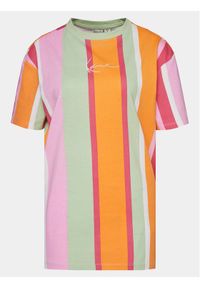Karl Kani T-Shirt KW241-042-1 Kolorowy Oversize. Materiał: bawełna. Wzór: kolorowy #1