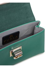 Furla Torebka 1927 WE00423 ARE000 D7D00 Srebrny. Kolor: zielony. Materiał: skórzane