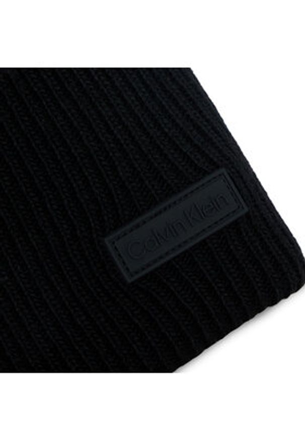 Calvin Klein Czapka Essential Patch Docker K50K510662 Czarny. Kolor: czarny. Materiał: poliamid, materiał