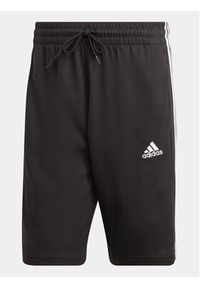 Adidas - adidas Szorty sportowe Essentials IC9382 Czarny Regular Fit. Kolor: czarny. Materiał: bawełna, syntetyk. Styl: sportowy #6