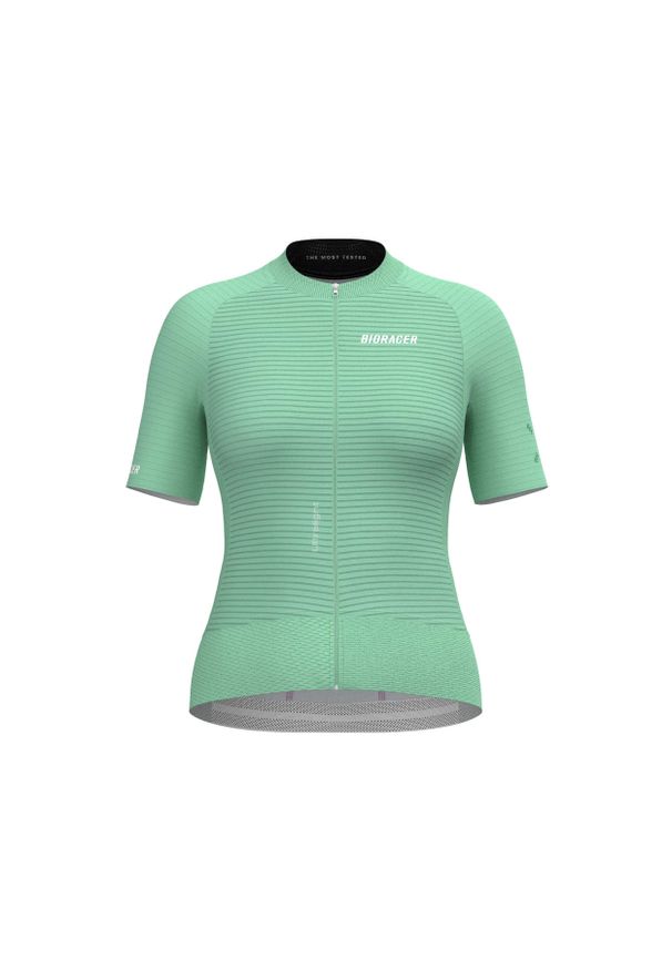 BIORACER - Damski jersey Bioracer Epic Ultralight. Kolor: zielony. Materiał: jersey. Sezon: lato. Sport: kolarstwo