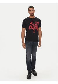 Hugo T-Shirt Dikobra 50519013 Czarny Regular Fit. Kolor: czarny. Materiał: bawełna