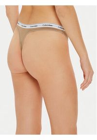 Calvin Klein Underwear Komplet 3 par stringów 000QD5209E Kolorowy. Materiał: bawełna. Wzór: kolorowy #8