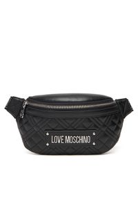 Love Moschino - LOVE MOSCHINO Saszetka nerka JC4003PP0NLA000B Czarny. Kolor: czarny. Materiał: skóra