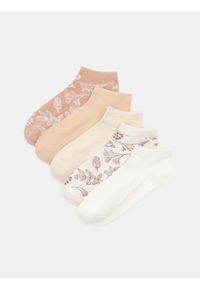 Sinsay - SPrążkowane skarpetki 5 pack - wielobarwny. Materiał: prążkowany