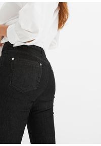 bonprix - Dżinsy skinny ze średnim stanem, z super stretchem. Kolor: czarny #2