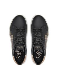 skechers - Skechers Sneakersy 185129 BKMT Czarny. Kolor: czarny. Materiał: skóra