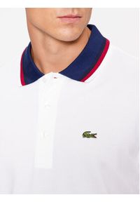 Lacoste Polo PH3461 Biały Regular Fit. Typ kołnierza: polo. Kolor: biały. Materiał: bawełna