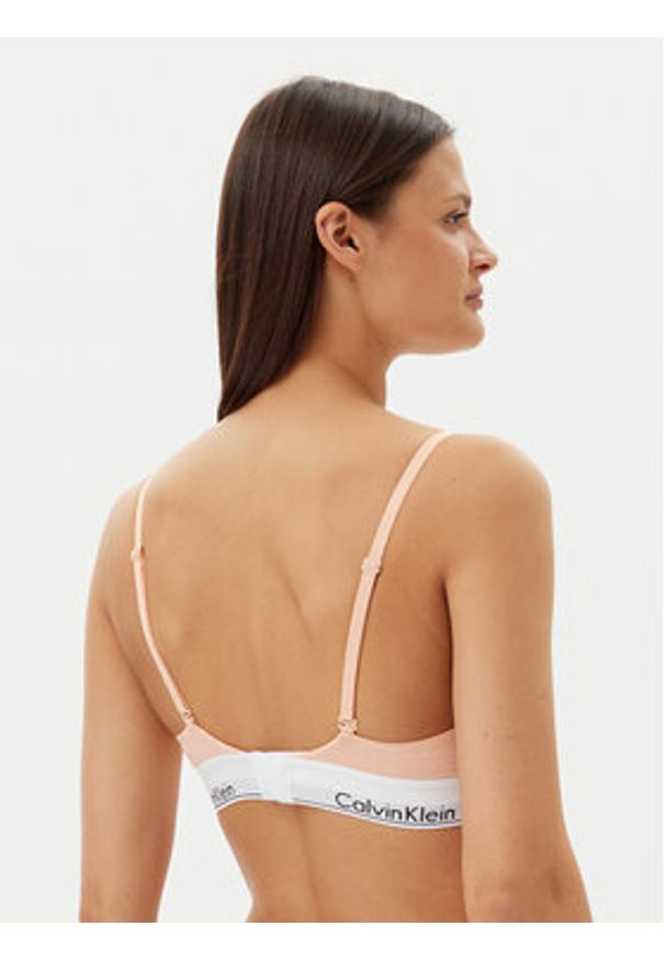Calvin Klein Underwear Biustonosz braletka 000QF5650E Pomarańczowy. Kolor: pomarańczowy. Materiał: bawełna