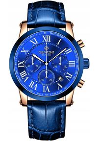 Zegarek Giewont Zegarek Męski Giewont Chronograph Sapphire Miedziano Niebieski GW6260-A5. Kolor: niebieski, brązowy, wielokolorowy #1