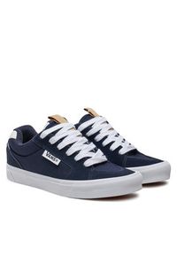 Vans Sneakersy Chukka Push VN000CZWJDU1 Granatowy. Kolor: niebieski. Materiał: skóra #6