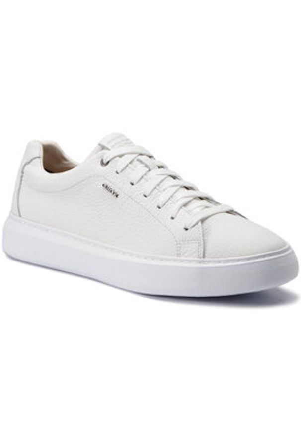 Geox Sneakersy U Deiven B U845WB 000T0 C1000 Biały. Kolor: biały. Materiał: skóra
