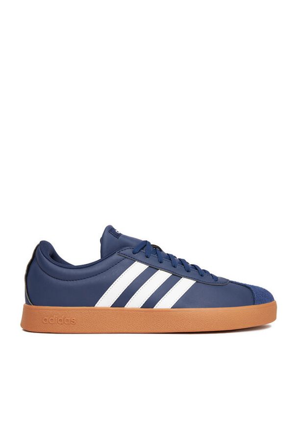 Adidas - adidas Sneakersy VL COURT BASE JR2212 Granatowy. Kolor: niebieski. Materiał: syntetyk, materiał