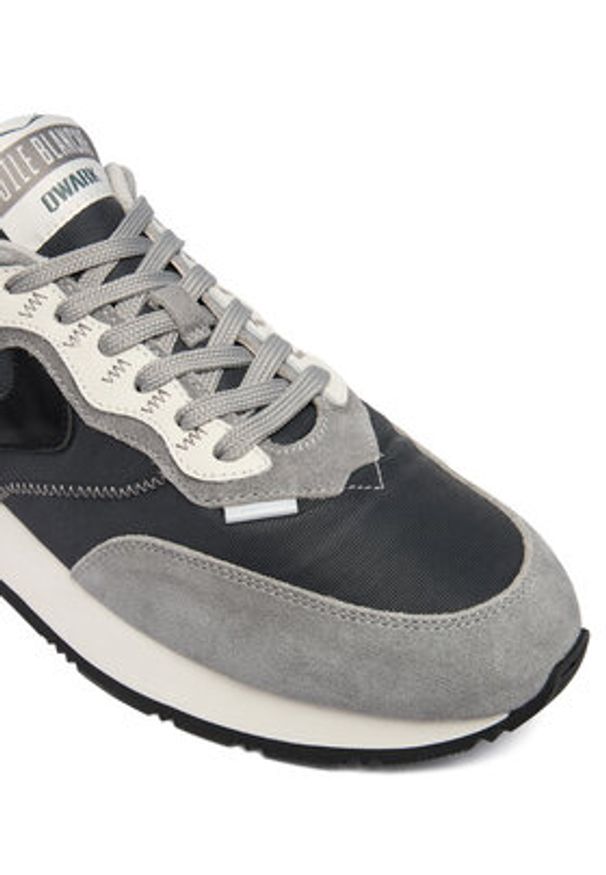 Voile Blanche Sneakersy Owark Easy Man 2018758-12 Szary. Kolor: szary. Materiał: zamsz, skóra