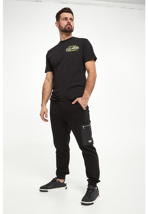 Plein Sport - T-shirt męski PLEIN SPORT. Styl: sportowy