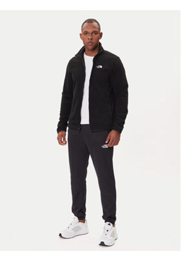 The North Face Polar Glacier NF0A8D0R Czarny Regular Fit. Kolor: czarny. Materiał: syntetyk