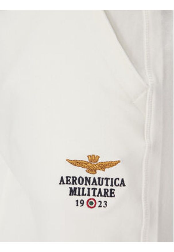 Aeronautica Militare Szorty sportowe 251BF017F459 Biały Regular Fit. Kolor: biały. Materiał: bawełna. Styl: sportowy
