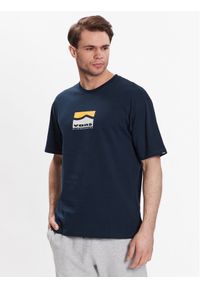 Vans T-Shirt Center Sidestripe VN0006CN Granatowy Classic Fit. Kolor: niebieski. Materiał: bawełna #1