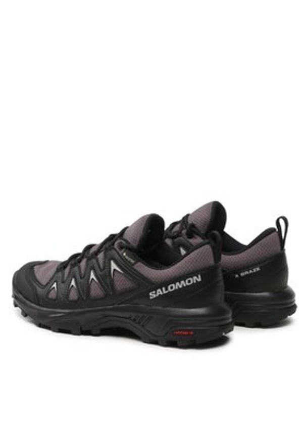 salomon - Salomon Trekkingi X Braze Gtx GORE-TEX L47180700 Szary. Kolor: szary. Materiał: materiał