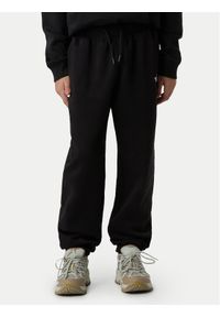 The North Face Spodnie dresowe Essential NF0A8BHS Czarny Regular Fit. Kolor: czarny. Materiał: syntetyk
