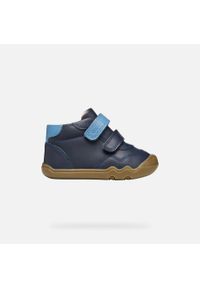 Geox - Buty GEOX B STEPPIEUP BOY Niebieski. Okazja: na co dzień. Kolor: niebieski. Materiał: skóra