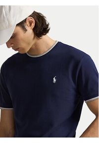 Polo Ralph Lauren T-Shirt 710963492001 Granatowy Regular Fit. Typ kołnierza: polo. Kolor: niebieski. Materiał: bawełna #3