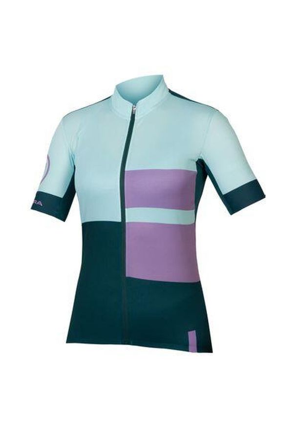 ENDURA - Damski kostium kąpielowy z nadrukiem Endura FS260. Kolor: fioletowy, niebieski, wielokolorowy. Wzór: nadruk. Sport: kolarstwo